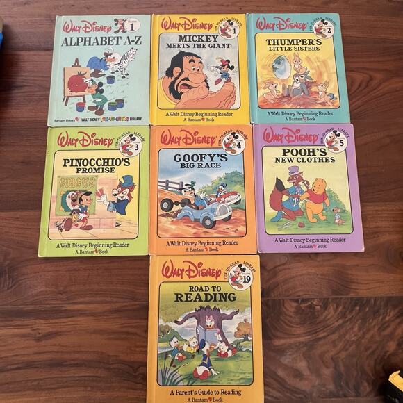 Walt Disney Fun to Read Library Books Lot of 7 - Picture 1 of 13